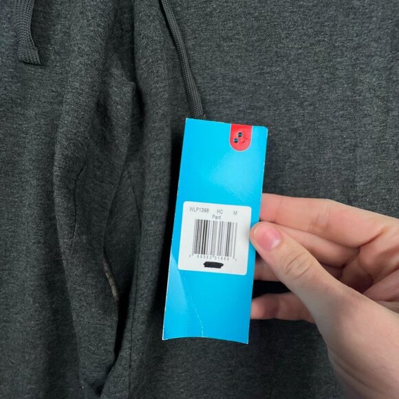 New Balance SweatPants Womens Medium Gray Stretch Athleisure Straight Leg - Picture 4 of 12